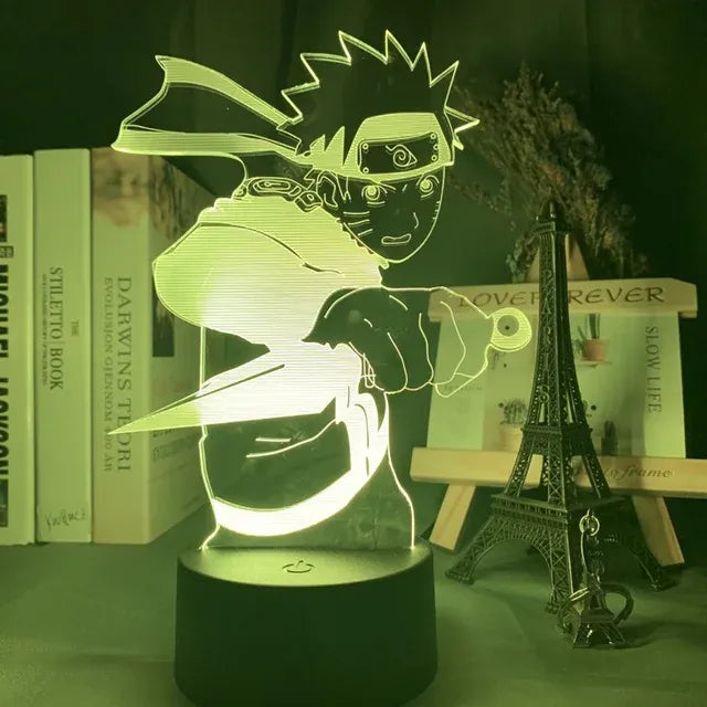 Lampe de Chevet Anime Naruto Uzumaki 3D Acrylique YD-829