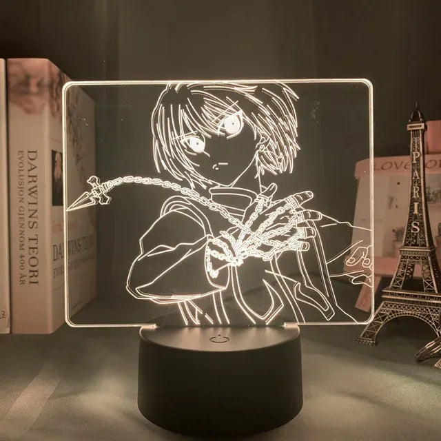 Lampe de Chevet Hunter x Hunter Kurapika 3D Acrylique YD-880