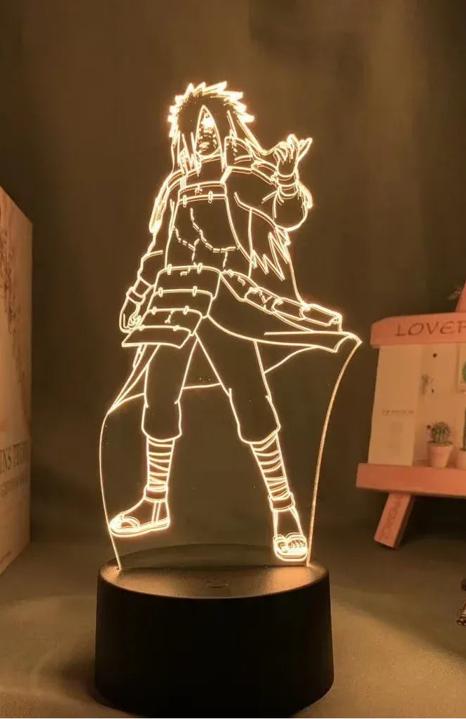 Lampe de Chevet Naruto Madara Acrylique couleur modifiable YD-844