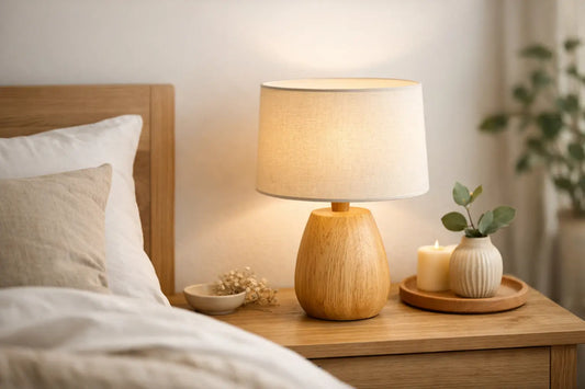 Lampe de chevet en bois naturelle: bien la choisir