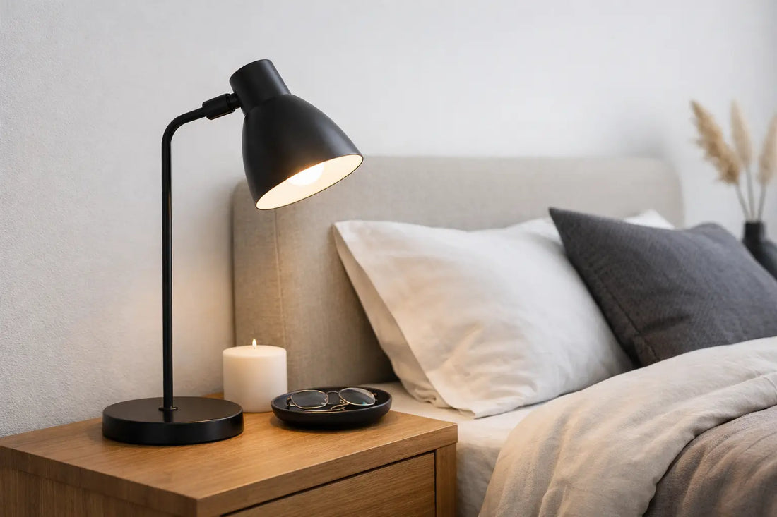Lampe de chevet métal noir - bien la choisir