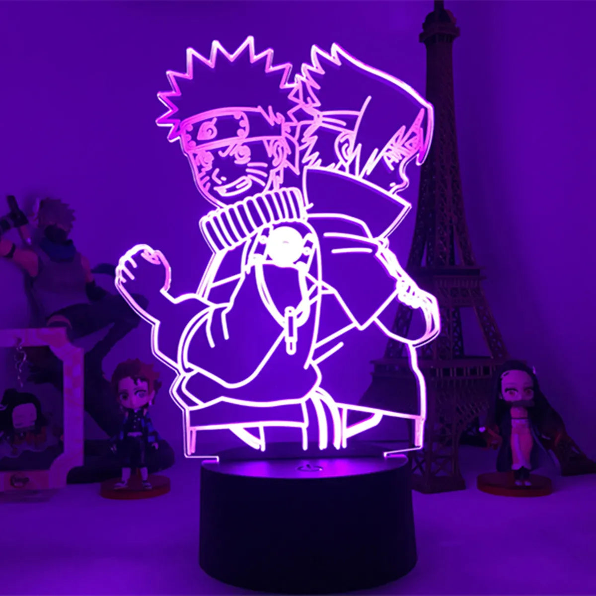Lampe de Chevet Naruto Sasuke Enfants 3D Acrylique YD-832