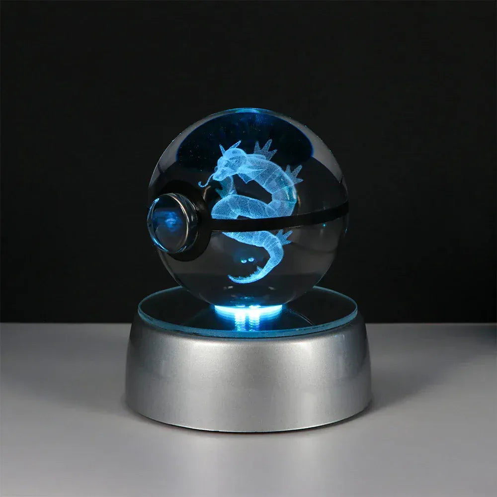 Lampe Chevet Pokémon Gyarados Cristal 3D LED Gyarados