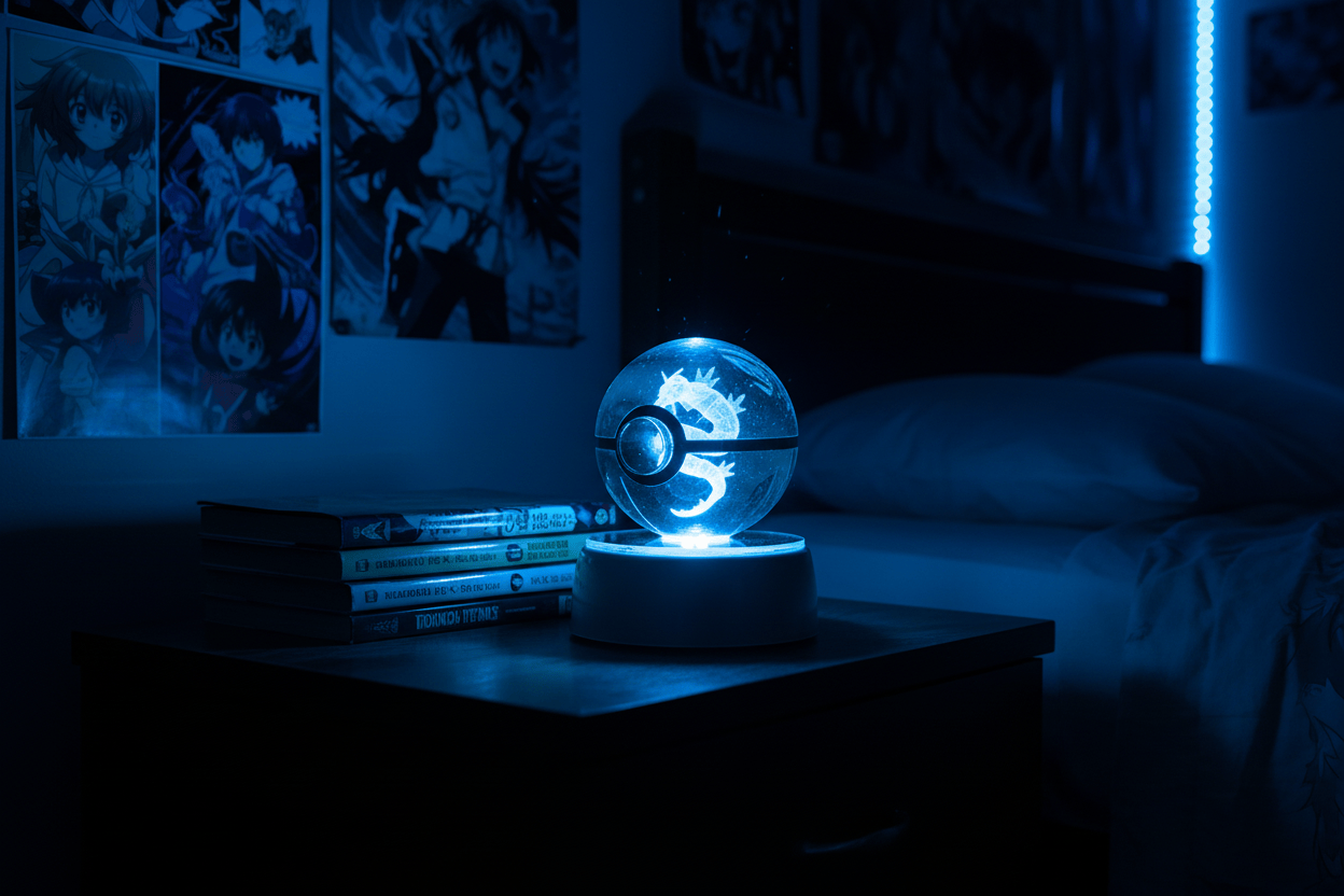 Lampe Chevet Pokémon Gyarados Cristal 3D LED Gyarados
