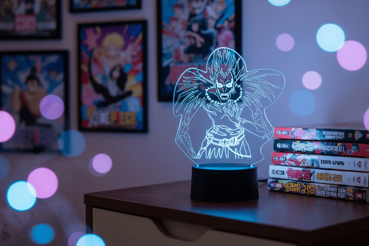 Lampe de Chevet Anime Death Note Ryuk 3D Acrylique LED YD-984