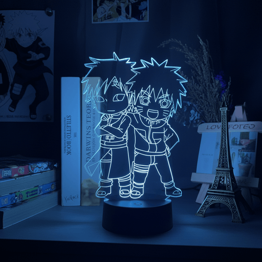 Lampe de Chevet Anime Naruto et Gaara Enfants Style Pop 3D YD-839