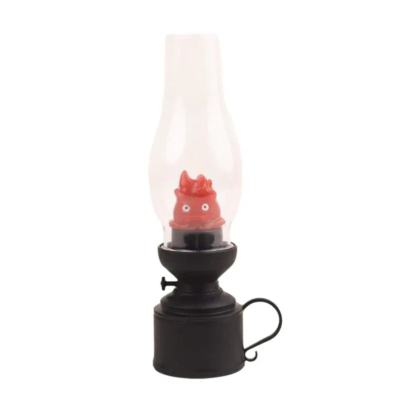 Lampe de Chevet Calcifer Anime Veilleuse Rétro Kérosène B