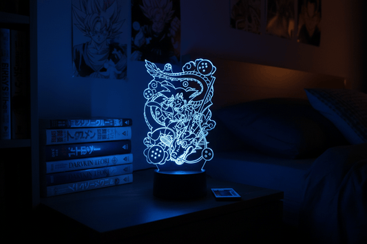 Lampe de Chevet Dragon Ball Goku Enfant Shenron 3D 6 / 16 color with remote