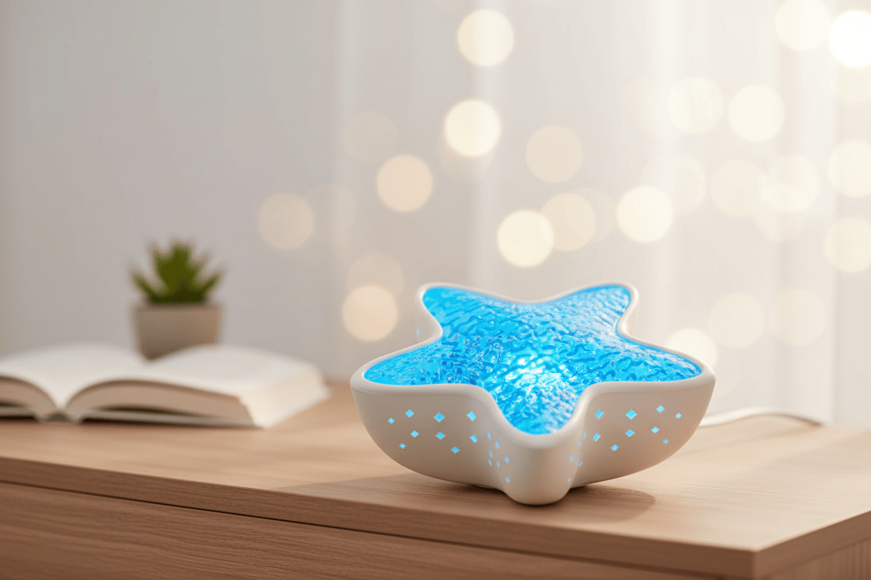 Lampe de Chevet Étoile Mer Projecteur Vagues LED Starfish Lamp / China Mainland