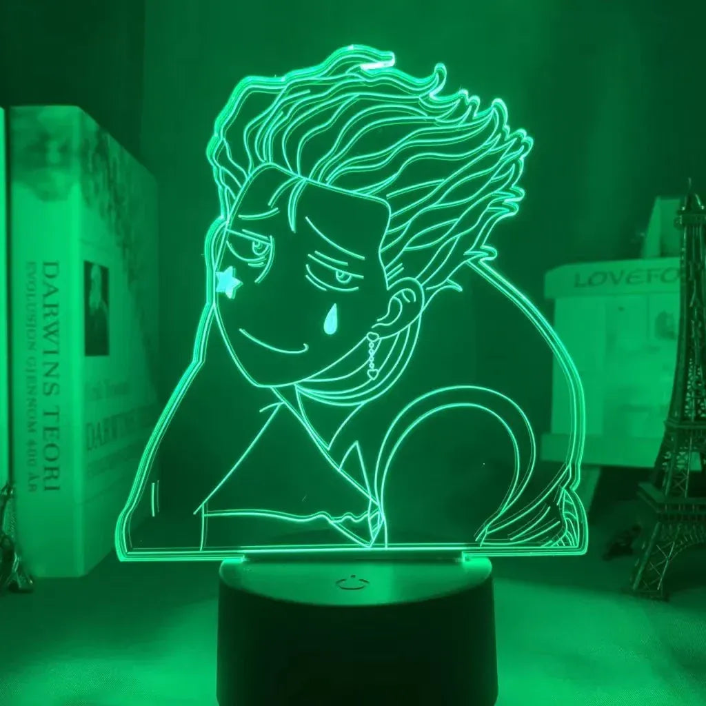 Lampe de Chevet Hunter x Hunter Hisoka 3D Acrylique YD-878