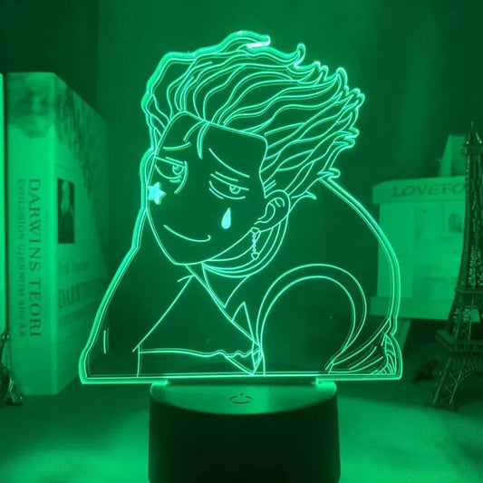 Lampe de Chevet Hunter x Hunter Hisoka 3D Acrylique YD-878