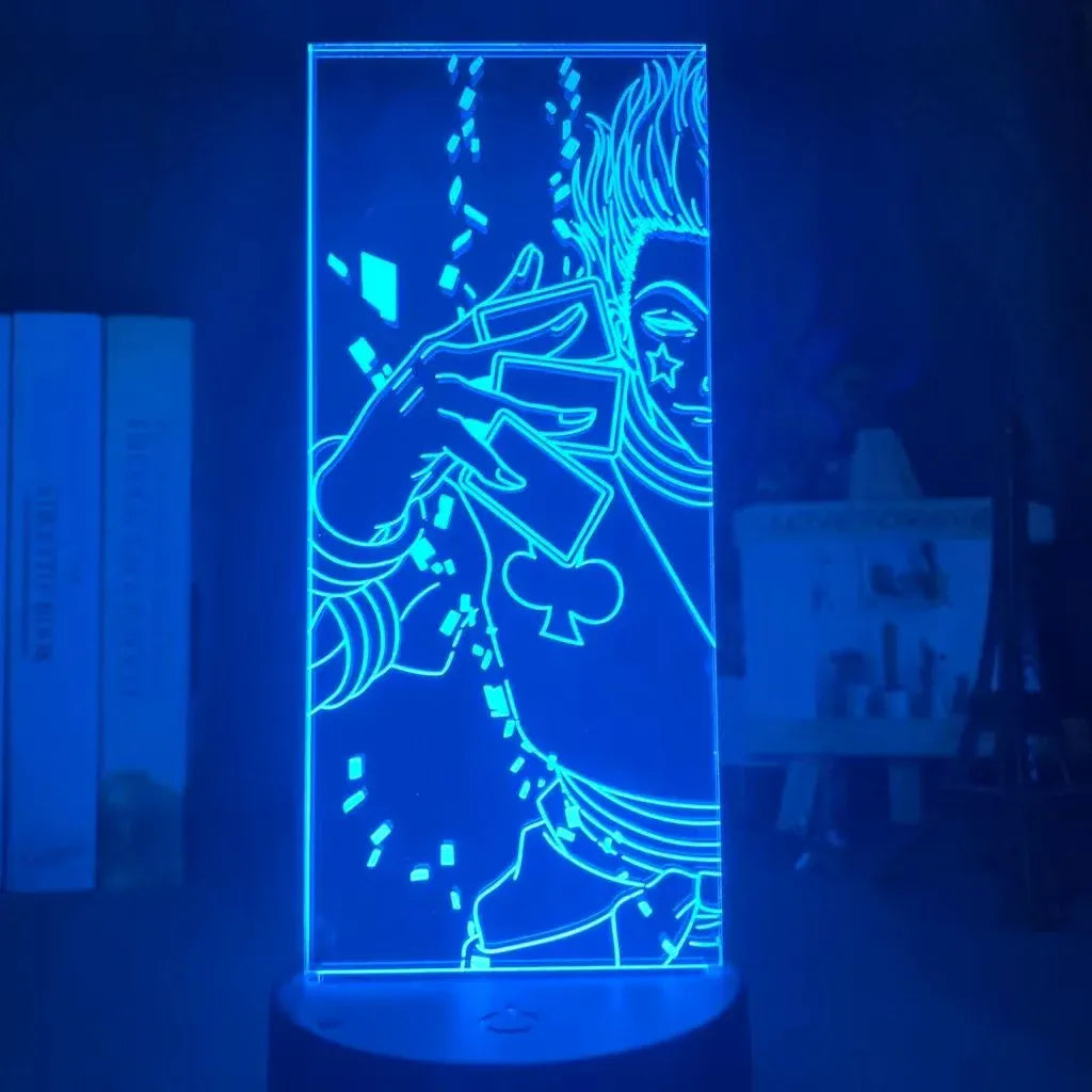 Lampe de Chevet Hunter x Hunter Hisoka 3D Acrylique YD-898