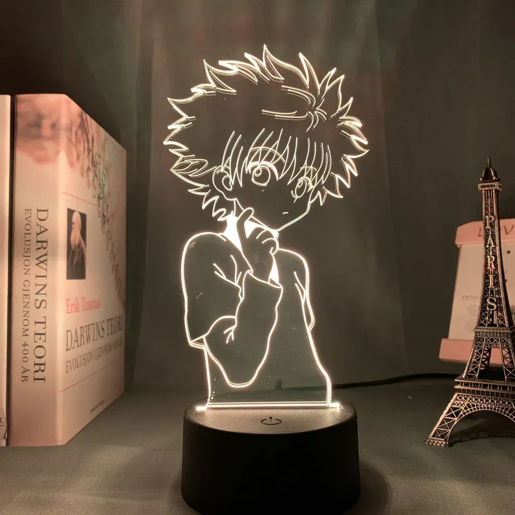 Lampe de Chevet Hunter x Hunter Killua 3D Acrylique YD-881