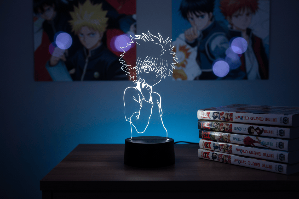 Lampe de Chevet Hunter x Hunter Killua 3D Acrylique YD-881