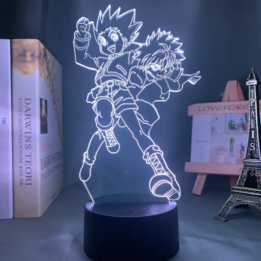Lampe de Chevet Hunter x Hunter Killua Gon 3D YD-883