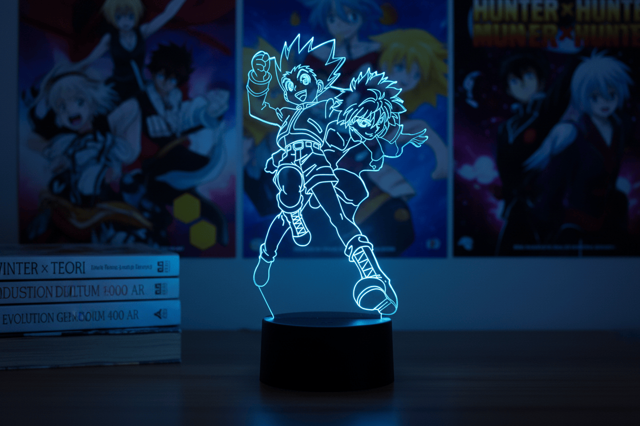 Lampe de Chevet Hunter x Hunter Killua Gon 3D YD-883