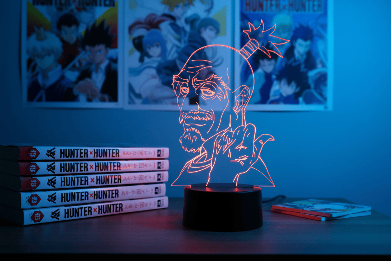 Lampe de Chevet Hunter x Hunter Netero 3D Acrylique YD-877