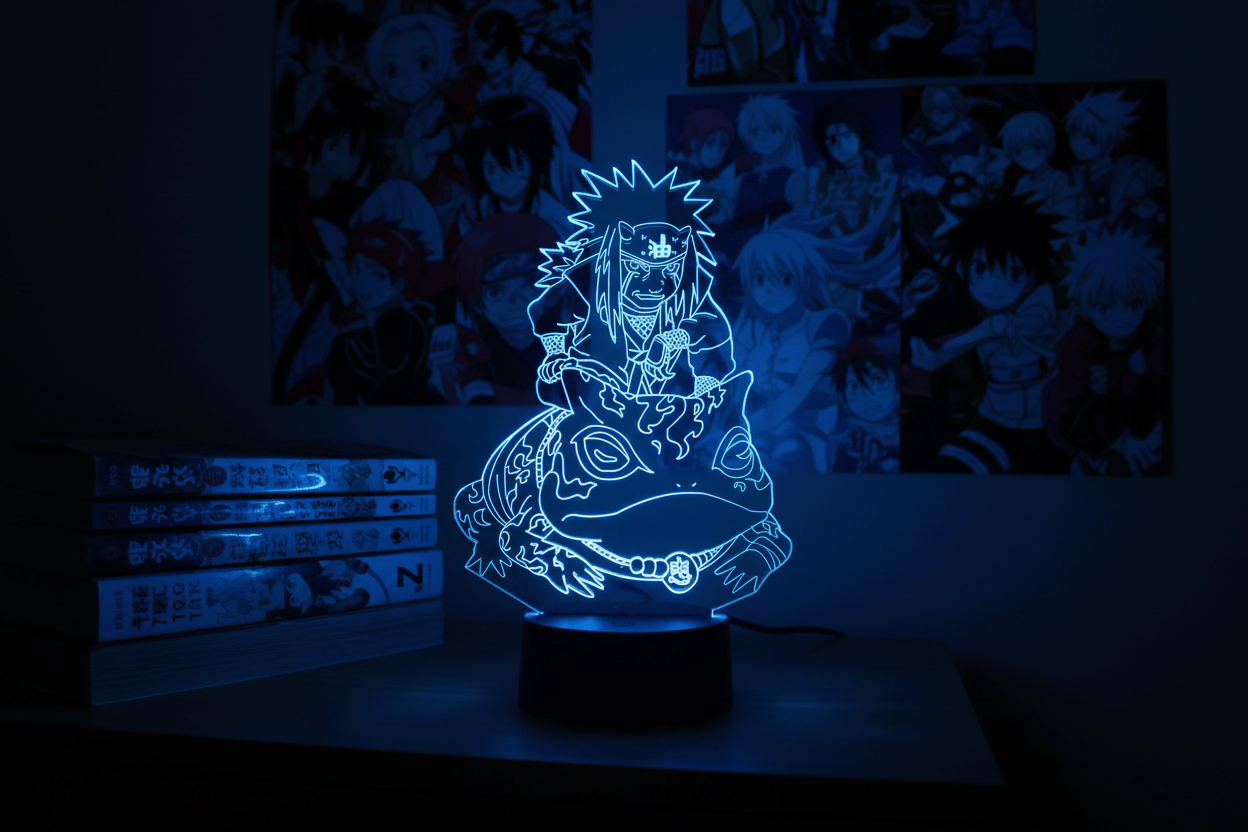 Lampe de Chevet Naruto Jiraya 3D Acrylique Hologramme YD-849