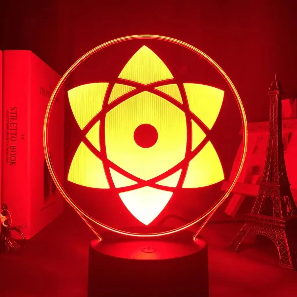 Lampe de Chevet Naruto Mangekyō Sharingan Itachi 3D YD-2903