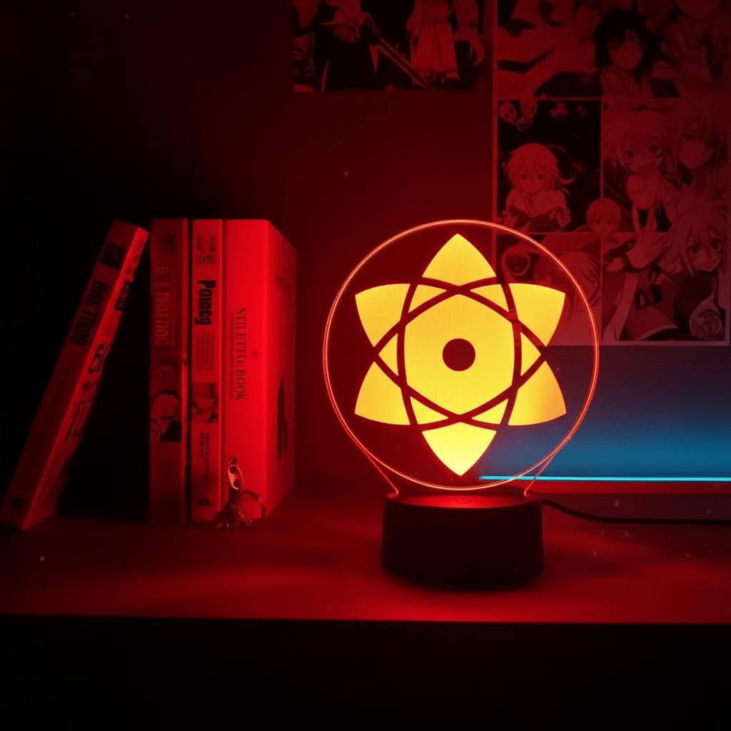 Lampe de Chevet Naruto Mangekyō Sharingan Itachi 3D YD-2903