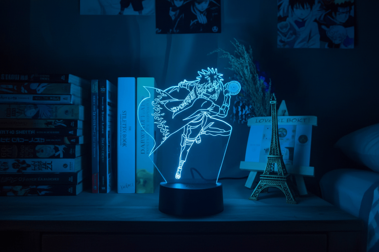 Lampe de Chevet Naruto Minato 3D Acrylique LED YD-836