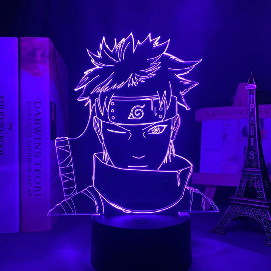 Lampe de Chevet Naruto Shisui 3D Acrylique LED YD-3724