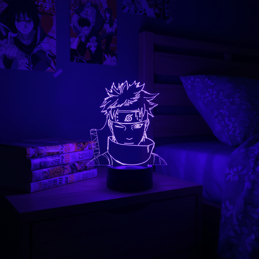 Lampe de Chevet Naruto Shisui 3D Acrylique LED YD-3724