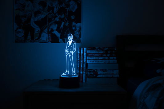 Lampe de Chevet One Piece Sanji 3D Acrylique LED 10 / 16 color with remote